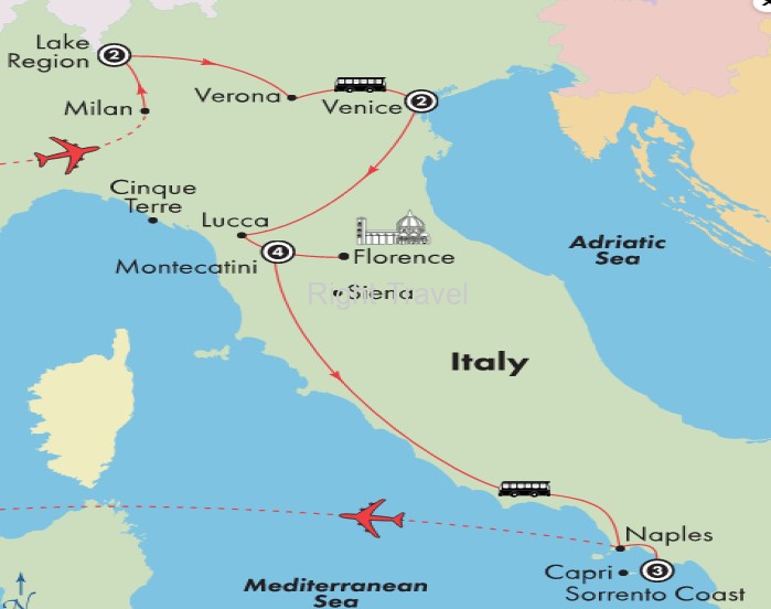 Italy Tour Packages with Customized Services