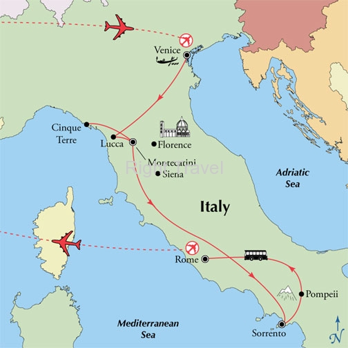 Italy Tour Packages with Customized Services