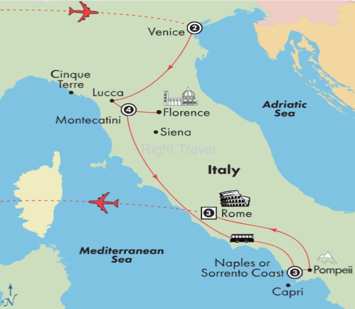 Italy Tour Packages with Customized Services