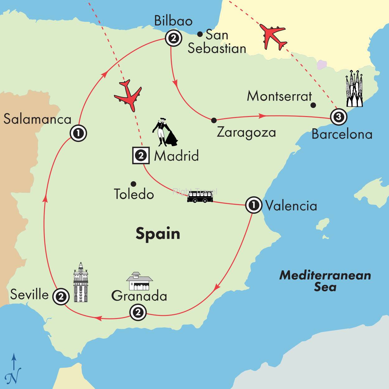 Spain Vacation Packages with Mediterranean Tours