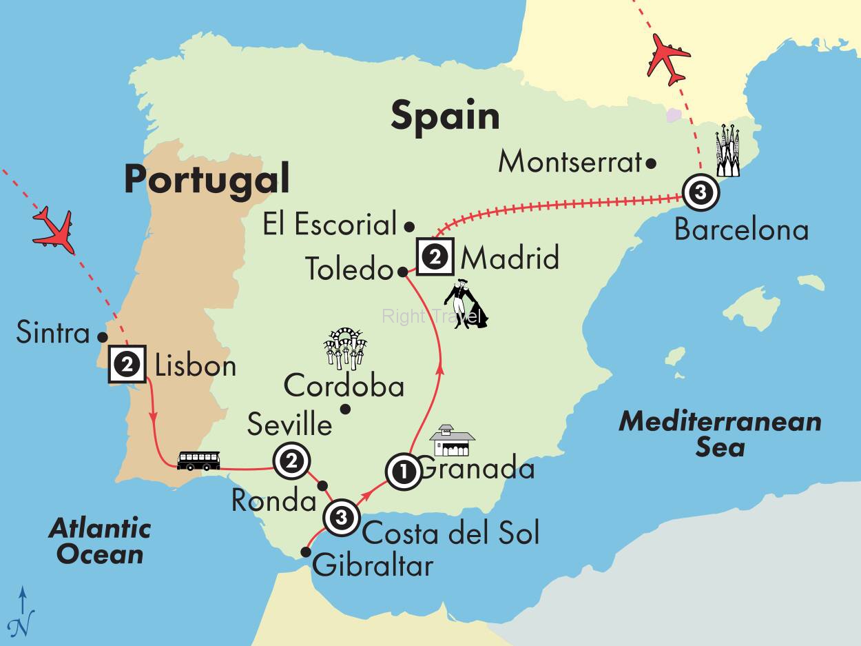 Spain Vacation Packages with Mediterranean Tours