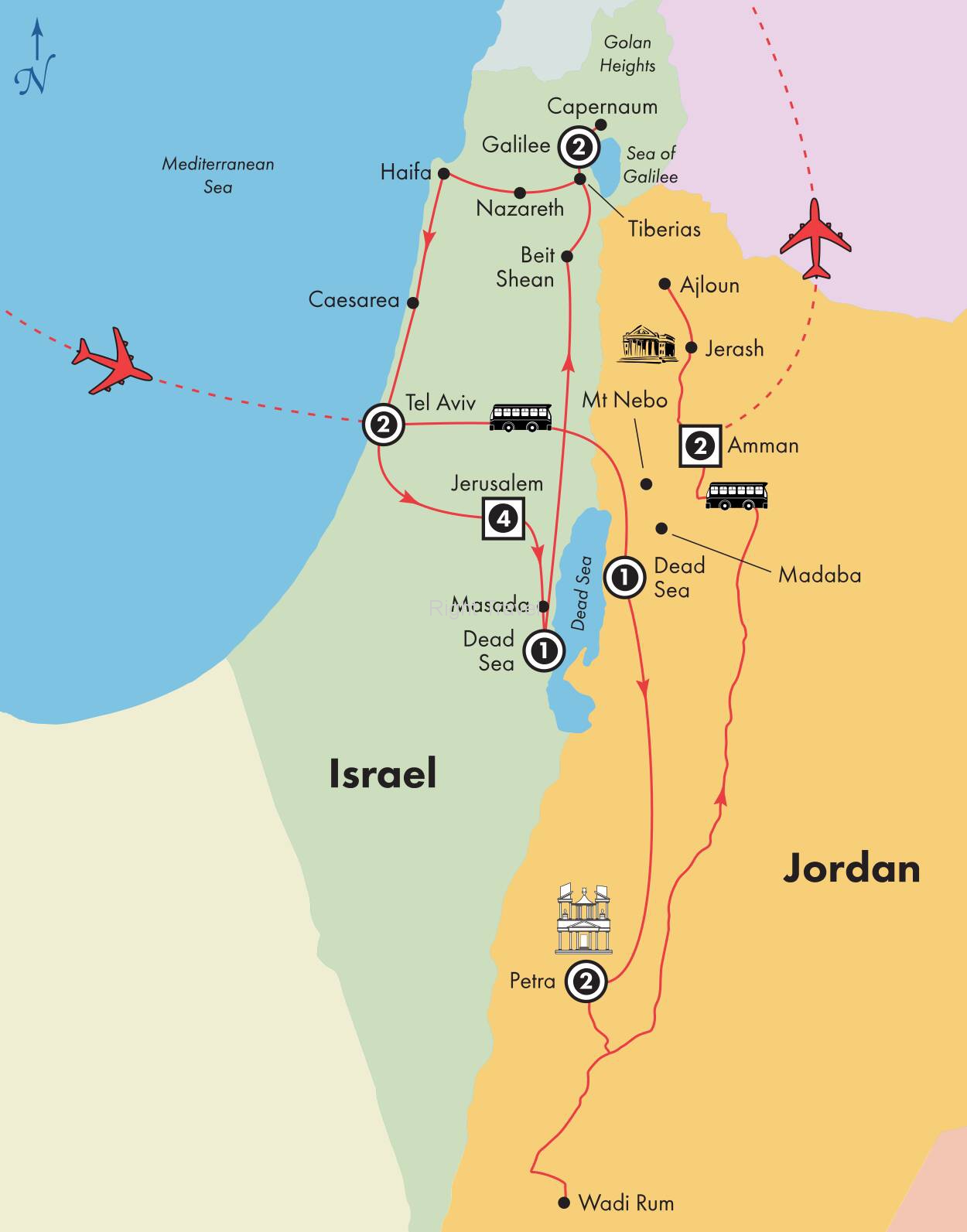 Jordan Tours with English Speaking Guides