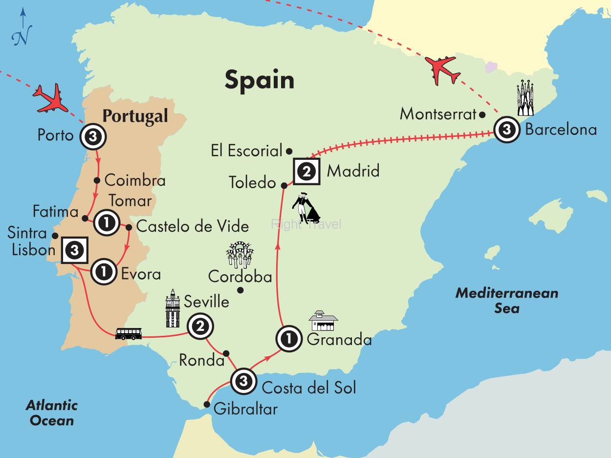 Spain Vacation Packages with Mediterranean Tours